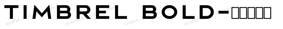 Timbrel Bold字体转换